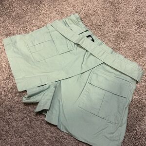 Zara Women's Mint Green Shorts